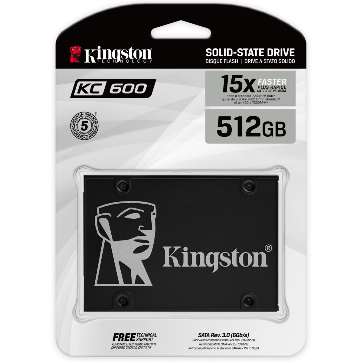 Kingston KC600 SSD 512GB x15 photo 
