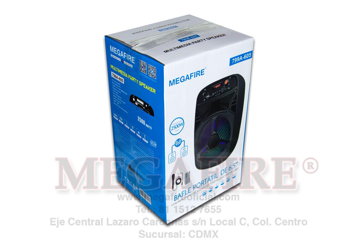 Megafire Bluetooth Speaker 6.5 With Mic