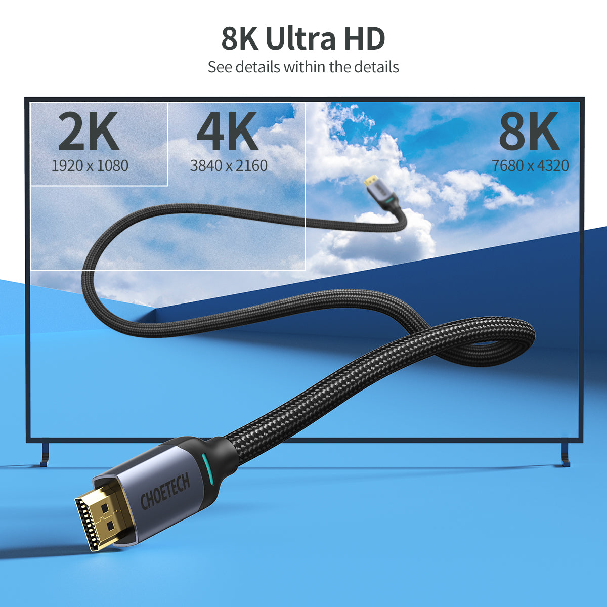 8K 2M HDMI CABLE photo