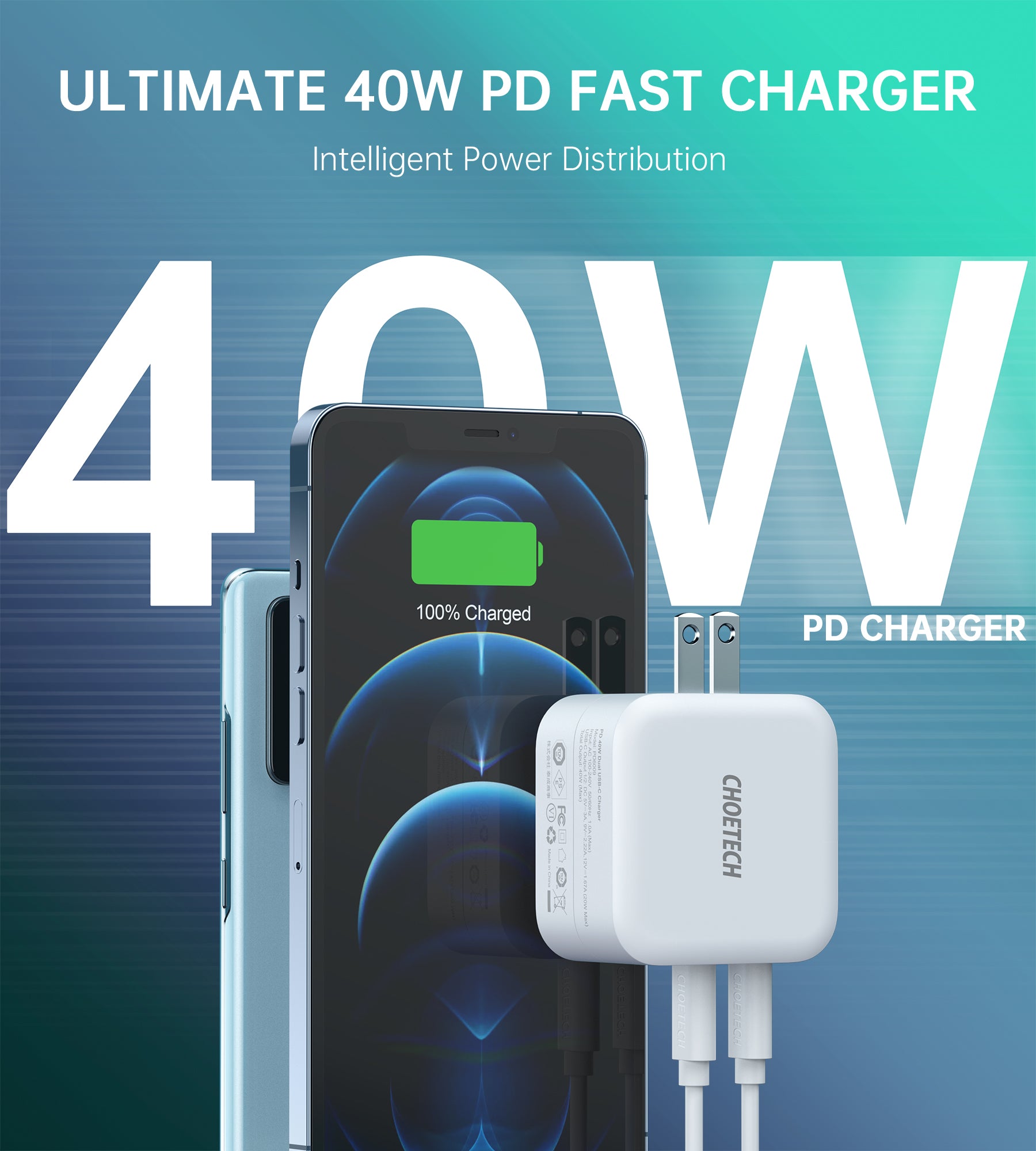 PD 40W Dual USB C  CHARGER photo