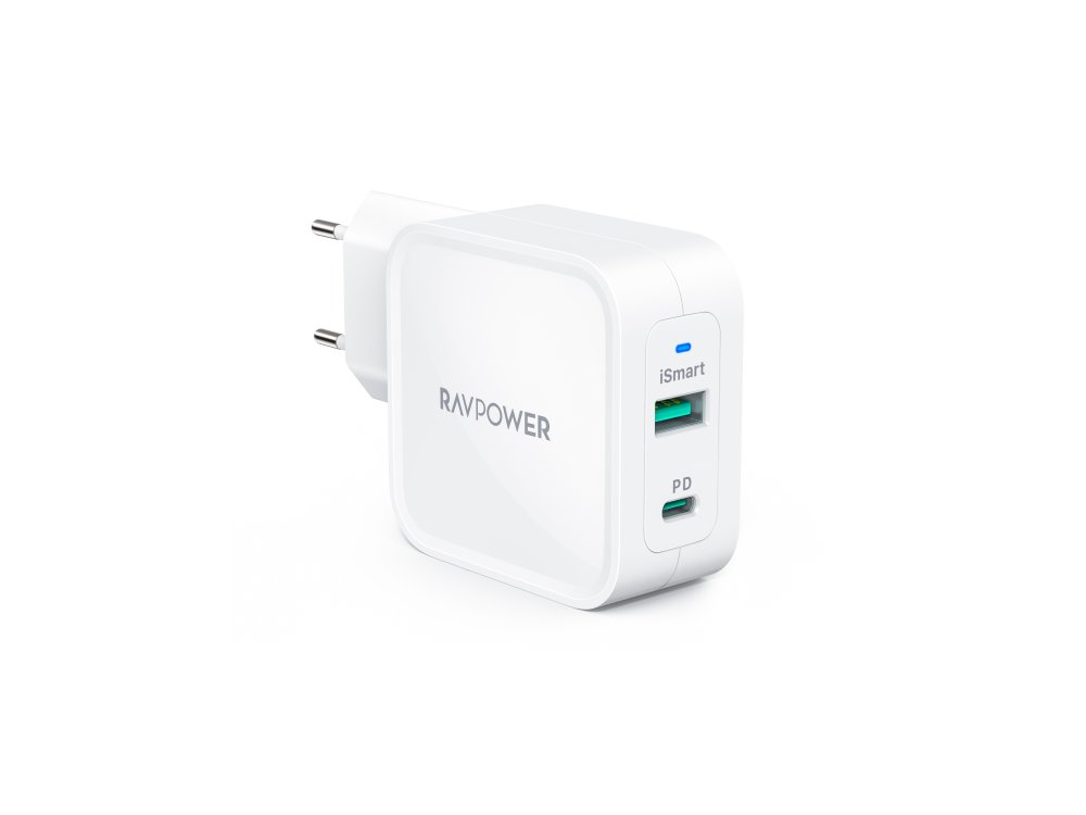 RAVPOWER PD Pioneer 45W 2-Port  Wall Charger photo 