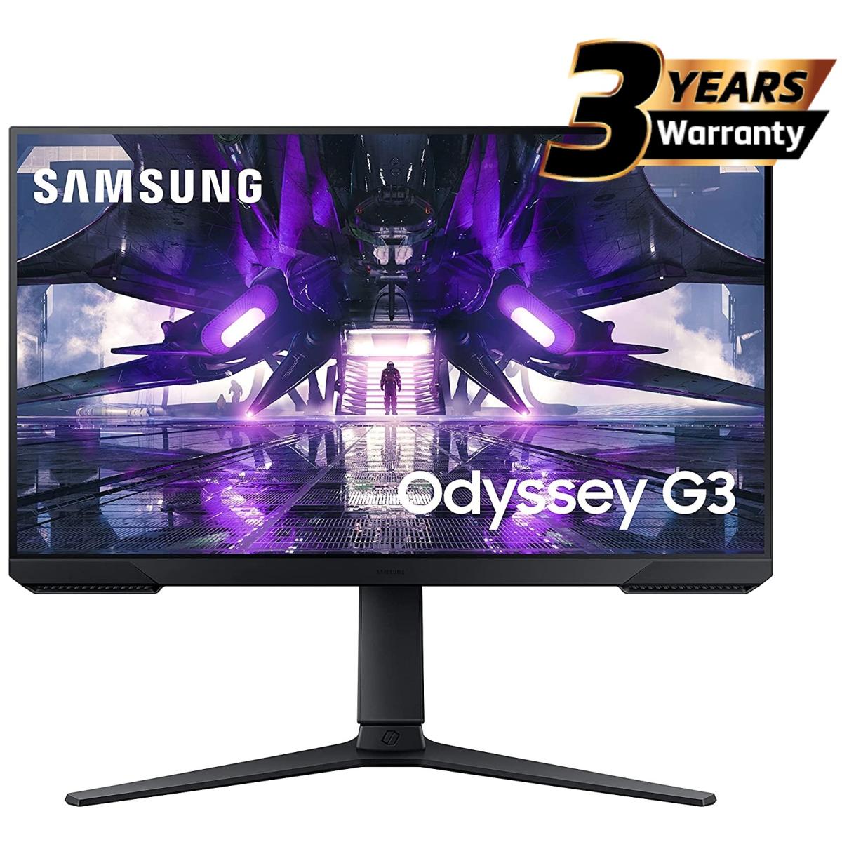 Samsung 24 Odyssey G3 1080p VA 165Hz 1Ms, Full Adjustable Stand - Flat photo 