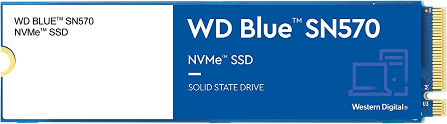 WD Blue SN570 NVMe M.2 2280 500GB 3D NAND Up to 3500 MBs