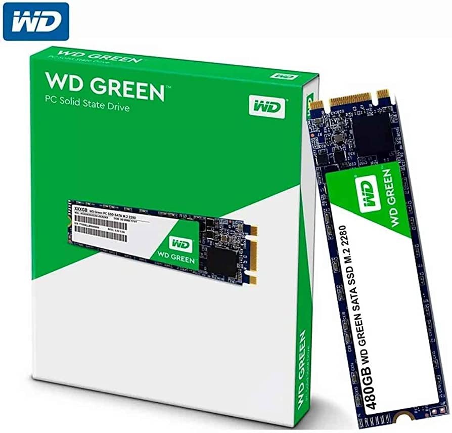 WD Green NVMe M.2 2280 480GB SATA