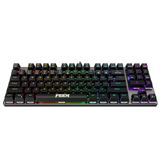 FEEX PRO K1 MECHANICAL GAMING KEYBOARD - BLUE SWITCHE photo 