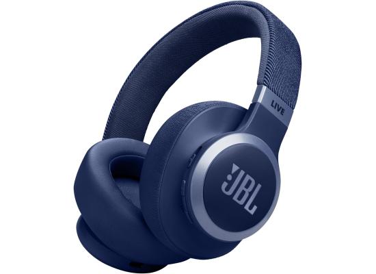 JBL Live 770NC - Wireless Over-Ear Headphones with True Adaptive Noise Cancelling with Smart Ambient, Up to 65 Hours of Battery Life, Comfort-fit Fabric Headband & Carrying Pouch (Blue) photo 