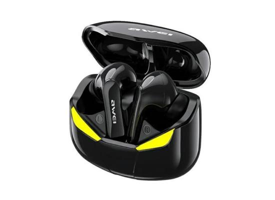 AWEI T35 Gaming Earbuds with Microphone, Wireless Bluetooth High Sensitivity Headphones with Game/Music Mode Breath Lights and 45 ms Ultra Low Latency photo 