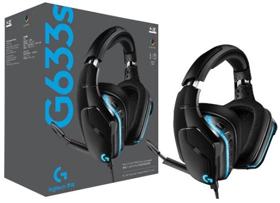 Logitech G633s RGB Wired Gaming Headset, USB (DTS Headphone:X 2.0) 7.1 Surround Sound , Flip-to-Mute Mic, Swivel, Multi Platform Support (3.5mm) photo 