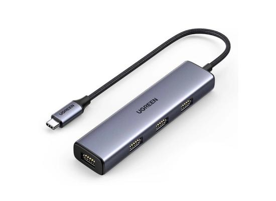 Ugreen HUB USB Type C splitter - 4x USB 3.2 Gen 1 silver (CM473 20841) photo 