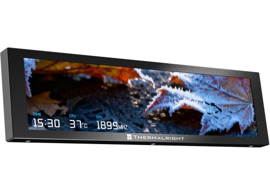 Thermalright Trofeo Vision 9.16 IPS LCD BLACK (1920 X 480), USB Type-C, (251 mm × 68 mm × 17 mm) Thermalright TRCC Control Center Software For (monitor temps, stats, custom graphics, GIFs, wallpapers) photo 