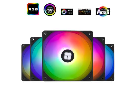 Thermalright TL-C12C-S X5 (Black / 3PIN ARGB) Balance Performance 120mm PWM Cooling Fan Kit 5in1 / S-FDB Bearing. photo 
