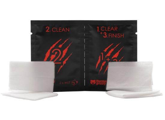 Thermal Grizzly Cleaning Wipes 1 Pack, Cleaning Cloths For Surfaces w/ Thermal Conductive Materials photo 