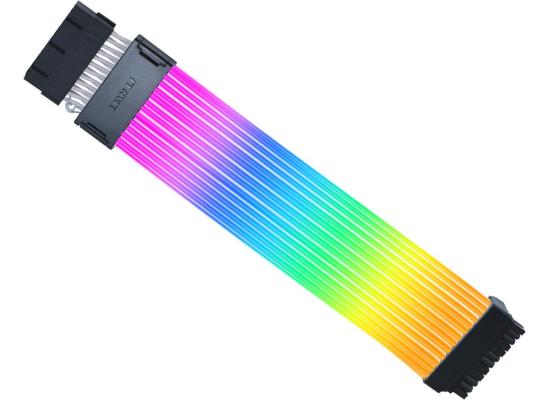 Lian Li Strimer Wireless 24P Addressable RGB Extension Cables For 24-Pin Motherboard, L-wireless Sync w/ Included 2.4GHz Controller, L-Connect 3 Software For Complete Control photo 