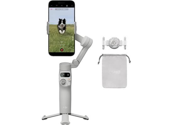 DJI Osmo Mobile 7 Gimbal Stabilizer for iPhone, Android, Built-in Tripod, Ultra-Light, Comfortable Grip, 3-Axis Phone Gimbal, ActiveTrack 7.0, ShotGuides, One-Tap Edit, 10hrs Use, Phone Charging photo 