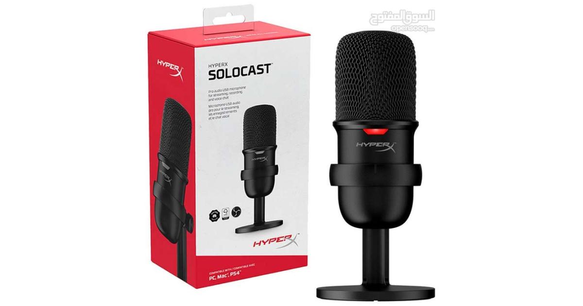 HyperX SoloCast USB Cardioid Condenser Microphone