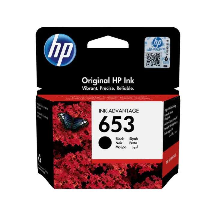 HP 653 Ink Advantage Black Original Ink photo