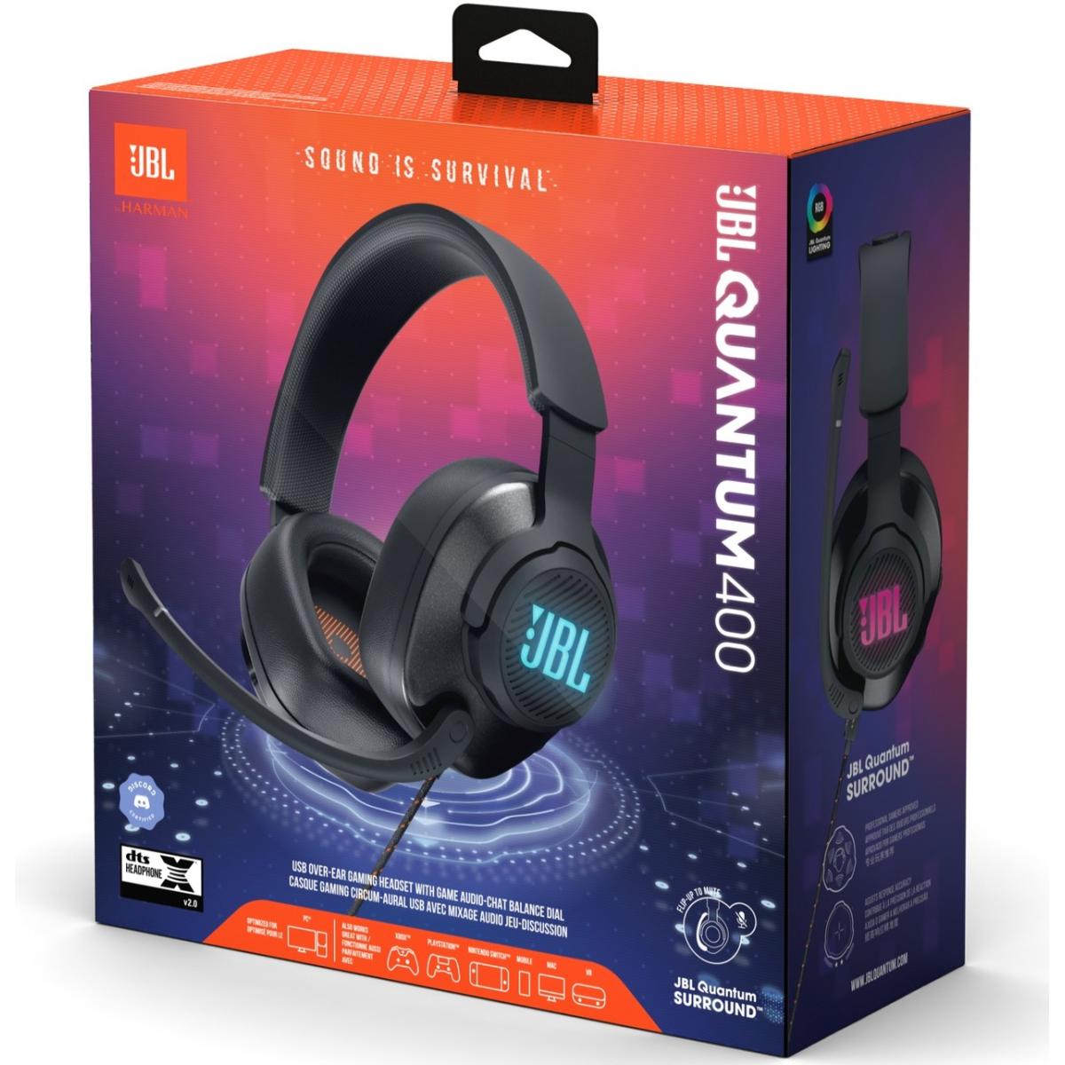 JBL Quantum 400 Gaming Headset Photo