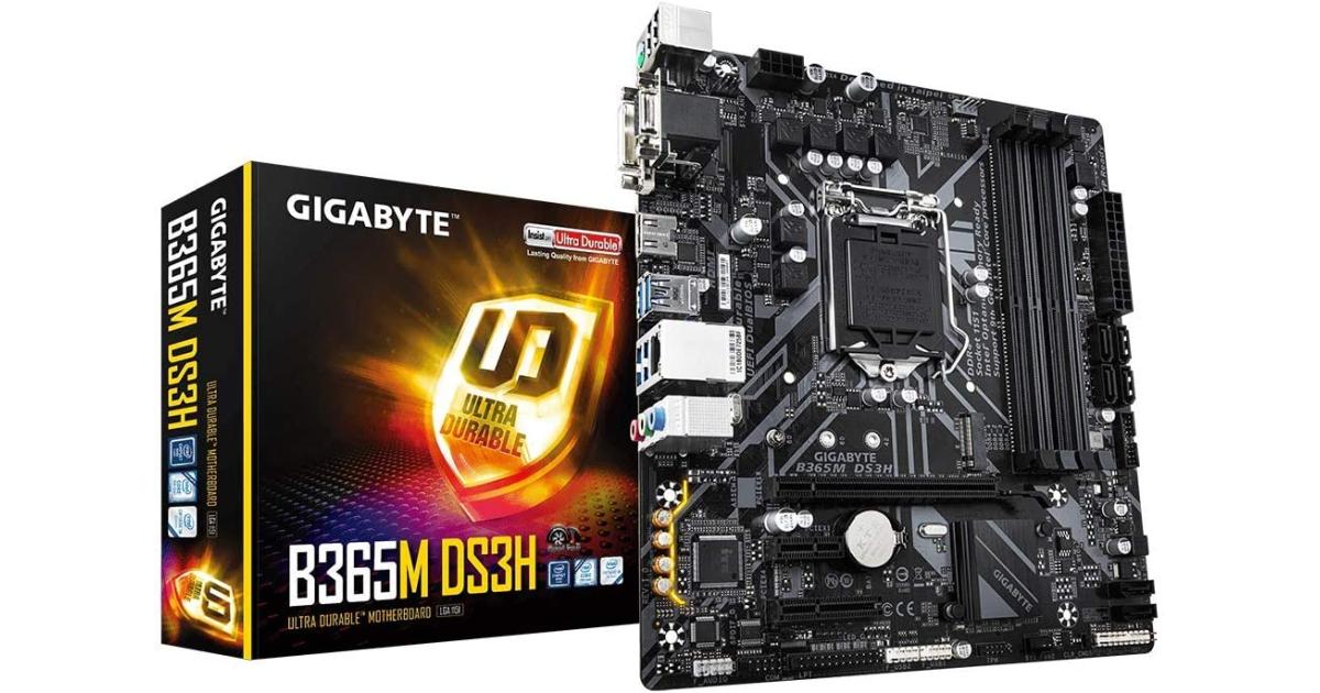 GIGABYTE B365 DS3H Intel B365  Motherboard