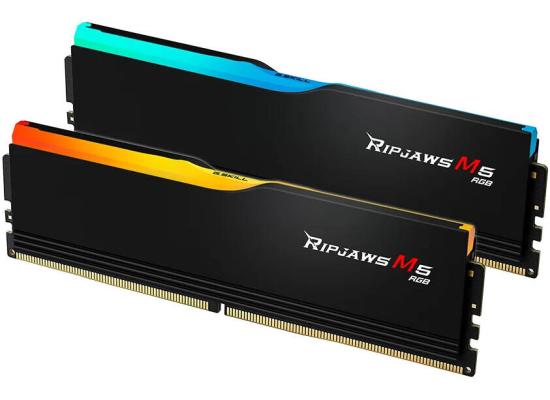 G.SKILL Ripjaws M5 RGB Series 32GB (2x16GB) DDR5 RAM 6000MT/s CL36 Memory Kit - Black photo 