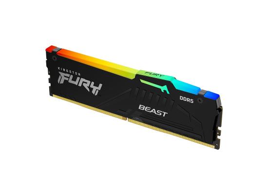 Kingston Fury Beast RGB Single 32GB DDR5 6000MT/s CL40 Desktop Memory photo 