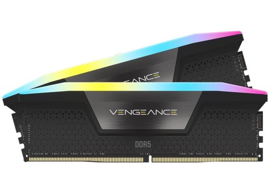 CORSAIR VENGEANCE RGB 48GB (2x24GB) DDR5 RAM 6000MT/s CL36 Memory Kit - Black photo 
