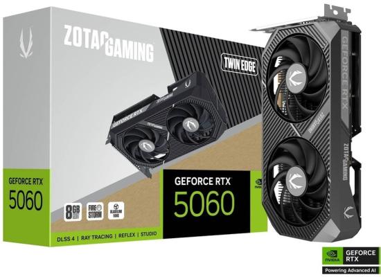 ZOTAC GAMING GeForce RTX 5060 Twin Edge 8GB GDDR7 photo 