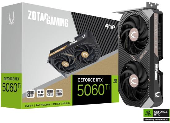 ZOTAC GAMING GeForce RTX 5060 Ti AMP 8GB GDDR7 photo 