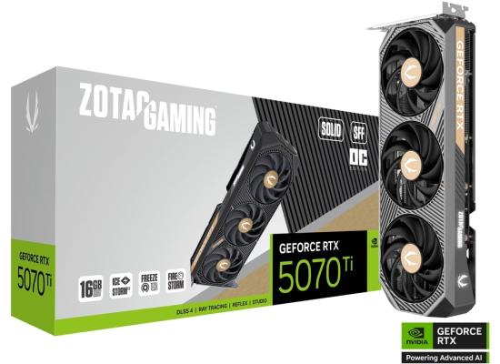 ZOTAC GAMING GeForce RTX 5070 Ti SOLID SFF OC 16GB GDDR7 photo 