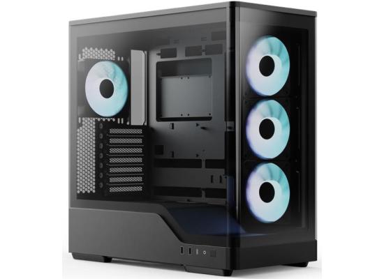 AeroCool P500A Black ARGB ATX Mid Tower Panoramic Fish Tank photo 