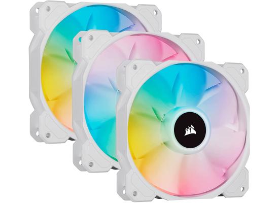 Corsair iCUE SP120 RGB ELITE 3-Pack White